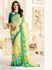 Daily wear fancy Georgette saree