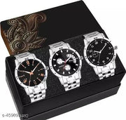 New style designer combo of 3 watches analog watch for boys & mens