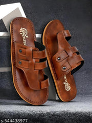 SWOLTEK Slippers For Men And Boys Regular Wear Chappals Chappal Flip Flops Everyday use in bathroom and home lightweight Black And Brown Tan Summer Slippers Summer-2025