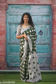 ETHNIC PURE COTTON MULMUL SAREE WITH BLOUSE