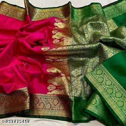 Banarasi satin silk saree