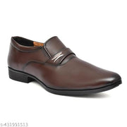 New Premium Quality Stylish Trendy Latest Design (Brown) Synthetic Leather Formal Slip_On Partywear/Business Shoes For Men Festive Seasons| Party Wear|Boys Formal|BusinessShoes|Shoes For Mens|