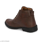brown boot leather shoes