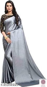 satin saree