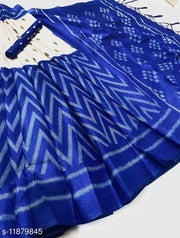 EXCLUSIVE IKKAT PRINTED KHADI COLLECTION WITH TUSSLES