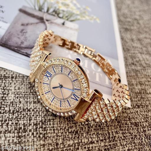 Women diamond studed watch