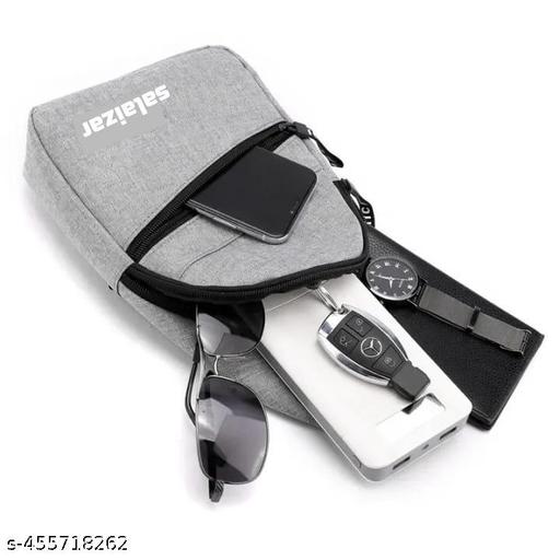 Cross Body Bag for Men, Stylish Shoulder Bag Chest Bags for travel CHEST BAG (Grey)