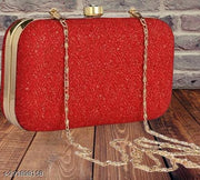 FANCY TRENDY WOMEN BOX CLUTCH WITH CHAIN SLING PARTY WEAR BRIDAL CLUTCH PURSE Fashionable Beautiful Handmade Embroidery Bridal Party Wedding