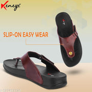 Keneye Fashion Thick Sole Solid Colour Slip On Outdoor Casual Sanda