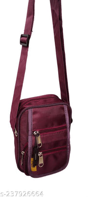 MISHK Nylon Cross Body Travel Messenger Bag for Men & Women| Mobile Pouch Side Shoulder Sling Bag