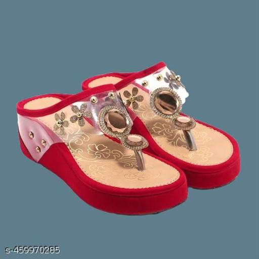 Stylish New Design Trendy Attractive Casual & Comfortable Rhinestone Decor Women's Flat Sandals For Girl's & Women