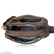 Men waist bag, Unisex Sling Bag gents kit, Cross Body Multipurpose Hand Bag, Sling Bag For Men & Women, Slim Bag for Office, Cash, Business Collection, Travelling, Pack 1