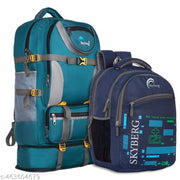 50L Rucksack & 30L Backpack Combo - Ideal for Travel, Hiking, and Daily Use