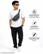 waist bag, waist pouch, fanny pack, crossbody bag, chest bag, sling bag, unisex waist bag, travel bag, sports bag, water resistant, adjustable strap, lightweight, multipurpose