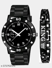 New stylish watch amazing watch wrist watch pu rubber strap watch black colour watch for mens & boys