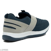 Asian Green Solid Running Shoes For Men