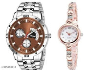 Trendy Black and White Dial Limited Edition For boys And Girls Couple Watch Combo Analog Watch - For Couple