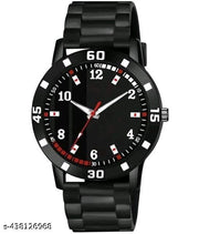 BEST QUALITY BEST PRICE Classy Analogue Black Dial Tranding Pu Belt Watches For Men Boys