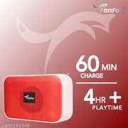 fonfox Portable Mini Bluetooth Speaker | Wireless Speaker with Deep Bass