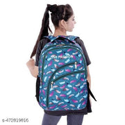 ISB Printed Backpack for school collage office Traveling Outdoor Waterproof Polyester Material High Quality Bag Men Women Boys and Girls