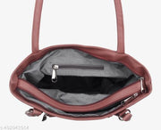 Stylish Women’s PU Leather Tote Bag | Trendy Shoulder Handbag for Girls & Women