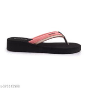 Foot-Flow_Hit_Item_Flip-Flop_FANCY AND STYLISH CASUAL WEAR DAILY USE PRINTED HAWAII CHAPPAL SLIPPER FLIP FLOP FOR WOMEN AND GIRLS PACK OF 1 DAILY WEAR AND WALKING SLIPPER FOR GIRLS AND WOMEN (GOLD_PEACH)