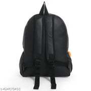 SARA Trendy Teen Patti girl Black backpack for women
