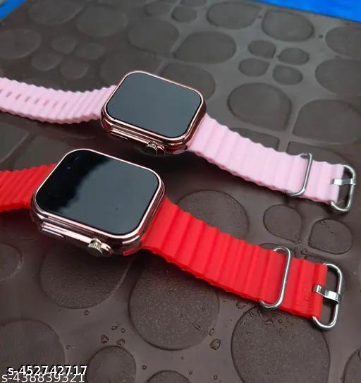 Trending Men Women and Boy Girls Waterproof Kids LED ultra band Wrist watch