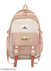 Medium 30 L Laptop Backpack Laptop Backpack LATEST UNISEX STYLISH ADORABLE CANVAS BACKPACK  (Pink)