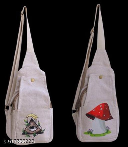 White Small Hand with eye & White Small Red Mushroom Print CB Combo
