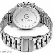 New Heavy Steel Series Silver Analog Watch For Man & Boy