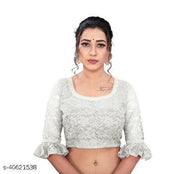 Ami White Rasal Saree 01