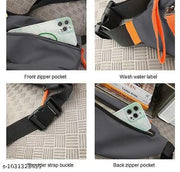 Nylon Crossbody Bag for Men & Women | Lightweight Adjustable Shoulder Sling Bag | Multi Pocket Casual Travel Handbag