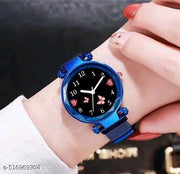Magnet Strap Premium Quality Graceful Stylish Wrist Watch for Women & Girls