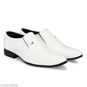GELLWOJ  Stylish White Shoes Slip On For Men  (White)