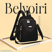 New Classic Nylon Multi Pocket Edition Backpack for Women/Girls- College Travel Casual Use