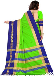 Hathi design Cotton Silk Rajwadi legant saree