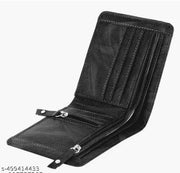 Men casual Designer artifical Leather for man black
