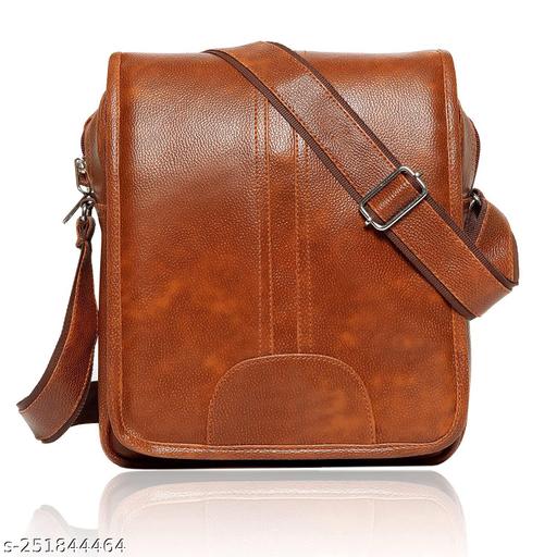 SAMTROH Tan Men & Women Sling Bag