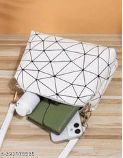 Women Attractive Bags 3 Combo Different Color Printed Sling 3 Bags