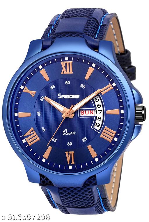 Spencher Date & Day Function Analog Watch For Men & Boys