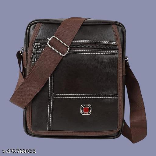 True Indian PU leather sling bag, Cross Body Bag Men’s | Stylish Shoulder Bag Men | Versatile Hand Bag for Men | Ideal for Travel & Office | Sling Bag Mini Passport Shoulder Strap Bag