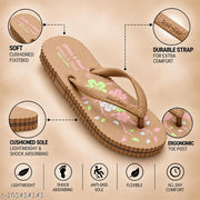 Ortho +Rest Extra Soft & Comfortable Hawaii Slipper for Women's & Girl's | Orthopedic & Diabetic Chappal| Ortho Comfortable Flip -Flops for Daily Uses