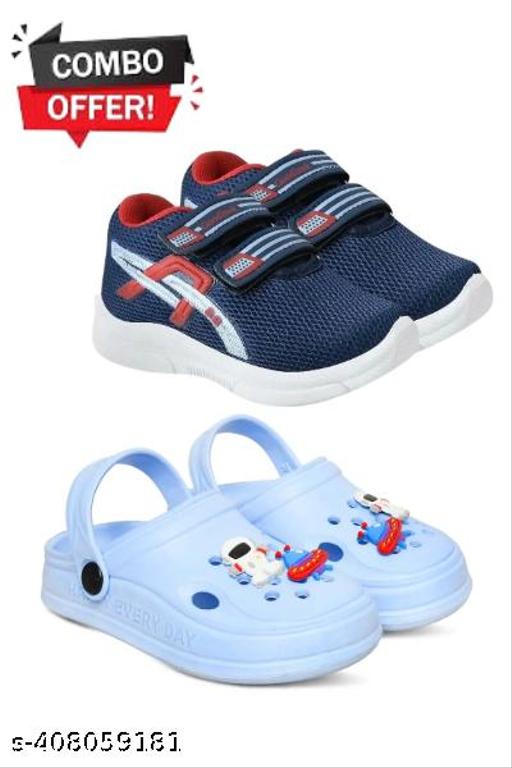 Combo Pack Of  2 = Brazil  Shoes + Blue  Space Clogs