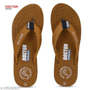 DOCTOR EXTRA SOFT 3-D-16-FeeLGooD-Tan Women's Orthopaedic Diabetic Comfort Daily Use Slippers & Flipflops