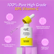 Chemist At Play 10% Vitamin C Serum with 2% Glucosamine for Glowing Skin - 30 ml
