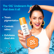 Chemist At Play 5% AHA Underarm Roll On for Odour Control & Pigmentation (Royal Oudh) - 40 ml