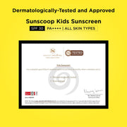 SunScoop Sunscreen - SPF 30 PA++++ Kids Sunscreen Lotion SPF 30+ PA++++ | 100% Mineral | Paediatrician Recommended (75 g)