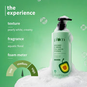 Plum Goodness Avocado & Argan Frizz Control Shampoo
