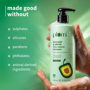 Plum Goodness Avocado & Argan Frizz Control Shampoo